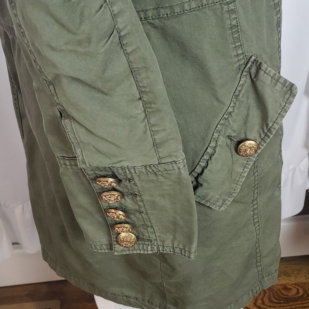 DB ESTABLISHED 1962 GREEN MID LENGTH COAT SIZE SMALL - Picture 4 of 9